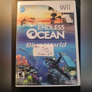 Wii games. Endless Ocean Blue World